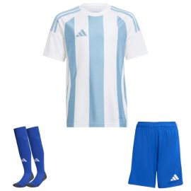 adidas Trikotsatz Striped 24 Kinder 3-teilig Trikot Shorts Sockenstutzen