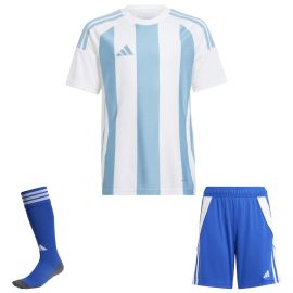 adidas Trikotsatz Striped 24 Kinder 3-teilig Trikot Shorts Sockenstutzen
