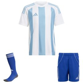 adidas Trikotsatz Striped 24 Kinder 3-teilig Trikot Shorts Sockenstutzen