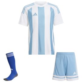adidas Trikotsatz Striped 24 Kinder 3-teilig Trikot Shorts Sockenstutzen