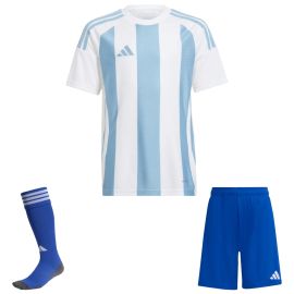 adidas Trikotsatz Striped 24 Kinder 3-teilig Trikot Shorts Sockenstutzen