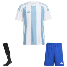 adidas Trikotsatz Striped 24 Kinder 3-teilig Trikot Shorts Sockenstutzen