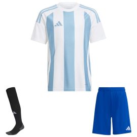 adidas Trikotsatz Striped 24 Kinder 3-teilig Trikot Shorts Sockenstutzen