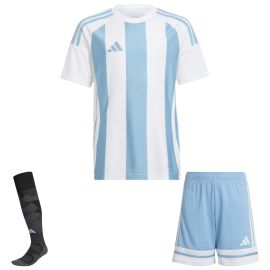 adidas Trikotsatz Striped 24 Kinder 3-teilig Trikot Shorts Torwart Sockenstutzen
