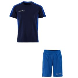 Craft Evolve 2.0 Fussball Shirt Set Kinder 2-teilig Contrast Trainingsshirt Trainingsshorts