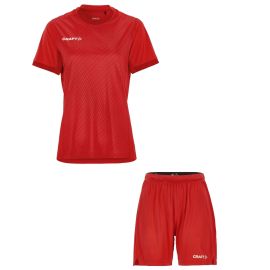 Craft Evolve 2.0 Fussball Shirt Set Damen 2-teilig Graphic Trainingsshirt Trainingsshorts