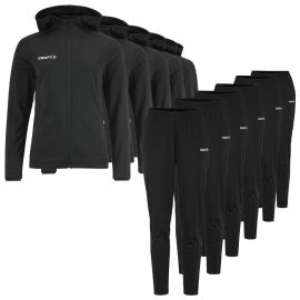 Craft Evolve 2.0 Trainingsanzug Satz Damen 2-teilig Trainingsjacke mit Kapuze Slim Trainingshose