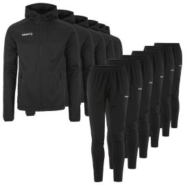 Craft Evolve 2.0 Trainingsanzug Satz Herren Damen 2-teilig Trainingsjacke mit Kapuze Slim Trainingshose