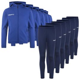 Craft Evolve 2.0 Trainingsanzug Satz Kinder 2-teilig Trainingsjacke mit Kapuze Slim Trainingshose