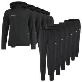 Craft Evolve 2.0 Trainingsanzug Satz Damen 2-teilig Trainingsjacke mit Kapuze Trainingshose