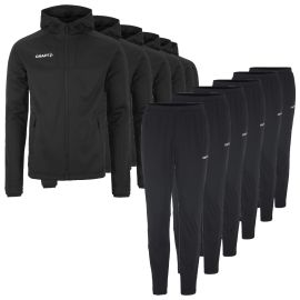 Craft Evolve 2.0 Trainingsanzug Satz Herren Damen 2-teilig Trainingsjacke mit Kapuze Trainingshose