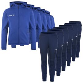 Craft Evolve 2.0 Trainingsanzug Satz Kinder 2-teilig Trainingsjacke mit Kapuze Trainingshose