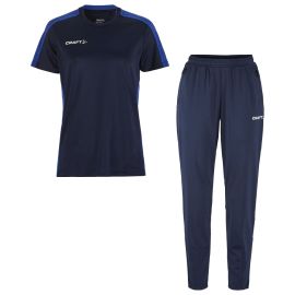 Craft Evolve 2.0 Trainingsanzug Damen 2-teilig Contrast Trainingsshirt Trainingshose