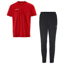 Craft Evolve 2.0 Trainingsanzug Herren Damen 2-teilig Contrast Trainingsshirt Trainingshose