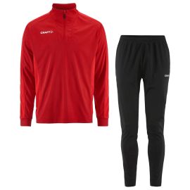 Craft Evolve 2.0 Trainingsanzug Herren Damen 2-teilig Contrast Trainingstop Slim Trainingshose
