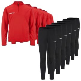 Craft Evolve 2.0 Trainingstop Satz Kinder 2-teilig Trainingstop Slim Trainingshose