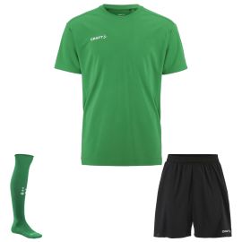 Craft Evolve 2.0 Trikotsatz Herren Damen 3-teilig Structured Trainingsshirt Trainingsshorts Sockenstutzen