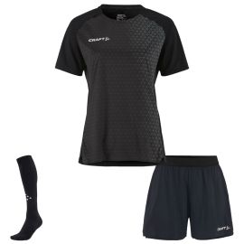 Craft Extend 2.0 Trikotsatz Damen 3-teilig Graphic Trainingsshirt Trainingsshorts Sockenstutzen