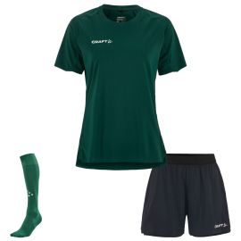 Craft Extend 2.0 Trikotsatz Damen 3-teilig Trainingsshirt Trainingsshorts Sockenstutzen