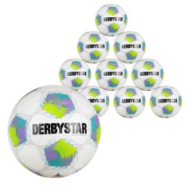 Derbystar 10er Jugend Ballpaket Brillant Light 350 v26 Fussball Grösse 5 350g