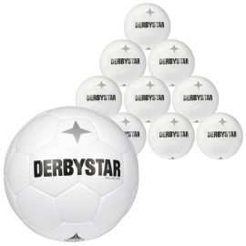 Derbystar Spielball + 10er Ballpaket Brillant TT Classic 22 Fussball Grösse 5 Fussball Grösse 5