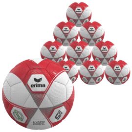 Erima 10er Ballpaket Hybrid Training 2.0 Fussball Grösse 5 440g