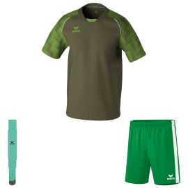 Erima Evo Star Trikotsatz Herren Damen 3-teilig Fussball Trikot Fussball Short Sockenstutzen