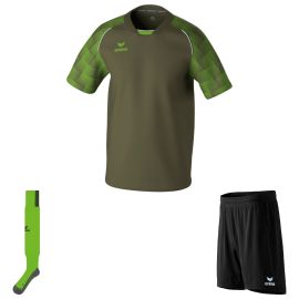 Erima Evo Star Trikotsatz Herren Damen 3-teilig Fussball Trikot Short Stutzenstrumpf