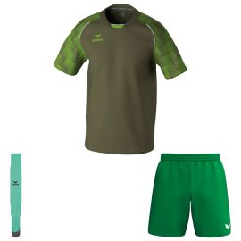 Erima Evo Star Trikotsatz Herren Damen 3-teilig Fussball Trikot Shorts Sockenstutzen