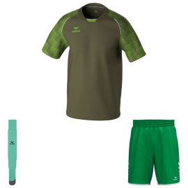 Erima Evo Star Trikotsatz Herren Damen 3-teilig Fussball Trikot Shorts Sockenstutzen