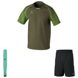 Erima Evo Star Trikotsatz Herren Damen 3-teilig Fussball Trikot Trainingsshort Sockenstutzen