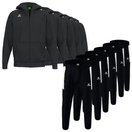 Erima Präsentationsanzug Satz CMPT Wings Herren Damen 2-teilig Kapuzenjacke Präsentationshose
