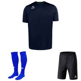 Erima Torwarttrikotset Liga Herren Damen 3-teilig Trikot Torwarthose kurz Fussballsocken
