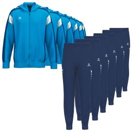 Erima Trainingsanzug Satz Celebrate 125 Kinder 2-teilig Trainingsjacke mit Kapuze Sweathose