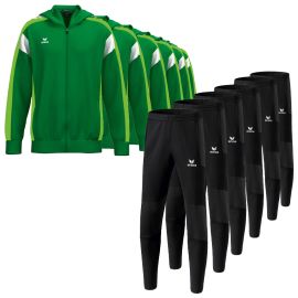 Erima Trainingsanzug Satz Celebrate 125 Herren Damen 2-teilig Trainingsjacke mit Kapuze Trainingshose