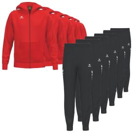 Erima Trainingsanzug Satz CMPT Wings Kinder 2-teilig Trainingsjacke mit Kapuze Sweathose