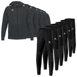 Erima Trainingsanzug Satz CMPT Wings Herren Damen 2-teilig Trainingsjacke mit Kapuze Trainingshose