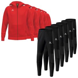 Erima Trainingsanzug Satz CMPT Wings Kinder 2-teilig Trainingsjacke mit Kapuze Trainingshose