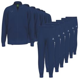 Erima Trainingsanzug Satz Premia Herren Damen 2-teilig Trainingsjacke Sweathose