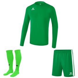 Erima Trikotsatz langarm Liga Herren Damen 3-teilig Trikot langarm Fussball Short Fussballsocken