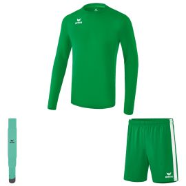 Erima Trikotsatz langarm Liga Herren Damen 3-teilig Trikot langarm Fussball Short Sockenstutzen