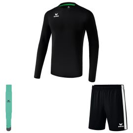 Erima Trikotsatz langarm Liga Herren Damen 3-teilig Trikot langarm Fussball Short Sockenstutzen