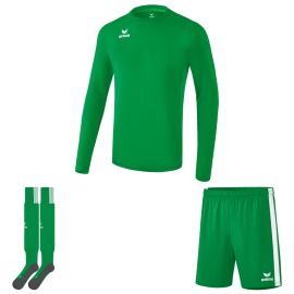 Erima Trikotsatz langarm Liga Herren Damen 3-teilig Trikot langarm Fussball Short Stutzenstrumpf