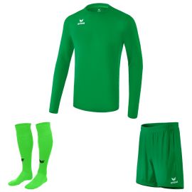 Erima Trikotsatz langarm Liga Herren Damen 3-teilig Trikot langarm Short mit Innenslip Fussballsocken