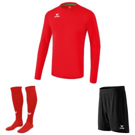 Erima Trikotsatz langarm Liga Kinder 3-teilig Trikot langarm Short mit Innenslip Fussballsocken