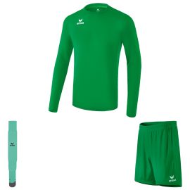 Erima Trikotsatz langarm Liga Herren Damen 3-teilig Trikot langarm Short mit Innenslip Sockenstutzen