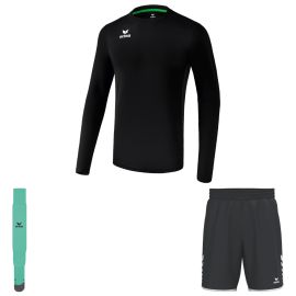 Erima Trikotsatz langarm Liga Herren Damen 3-teilig Trikot langarm Shorts Sockenstutzen