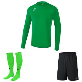 Erima Trikotsatz langarm Liga Herren Damen 3-teilig Trikot langarm Trainingsshort Fussballsocken