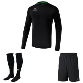 Erima Trikotsatz langarm Liga Herren Damen 3-teilig Trikot langarm Trainingsshort Fussballsocken