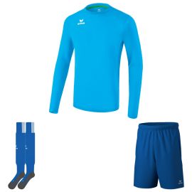 Erima Trikotsatz langarm Liga Kinder 3-teilig Trikot langarm Trainingsshort Stutzenstrumpf